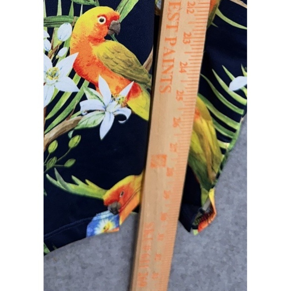 Bad Birdie NEW Mens Size XL Golf Polo "Tropicana" Floral Parrots All Over Print - Picture 5 of 10
